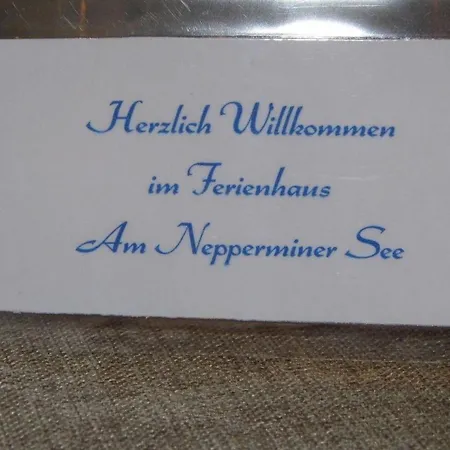Freistehendes Am Malerischen Nepperminer Mit Terrasse Und Ruderboot Feriehus
